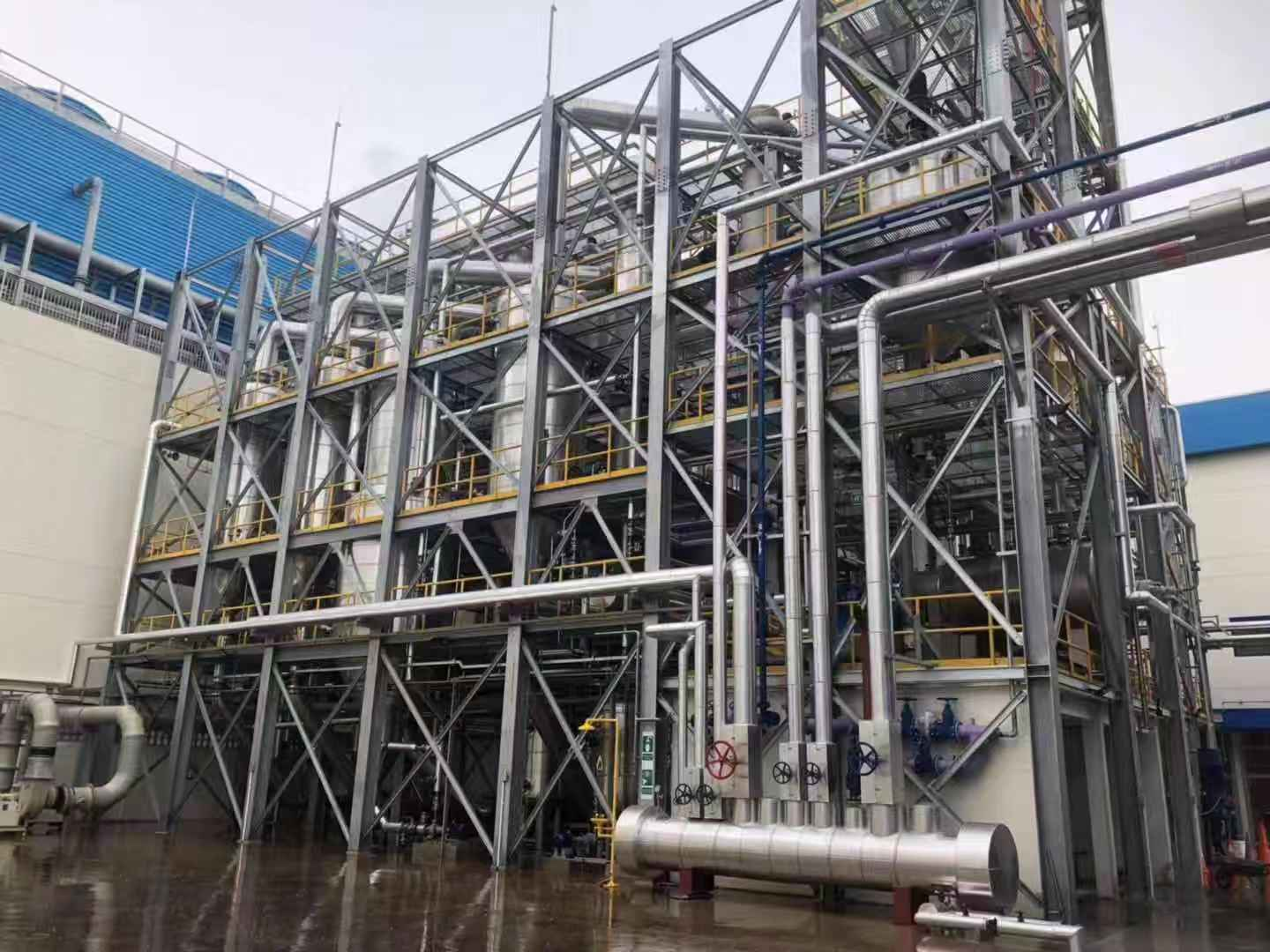 新加坡A公司氯化鈉、氯化銨高氟廢水三效蒸發(fā)結(jié)晶系統(tǒng).png
