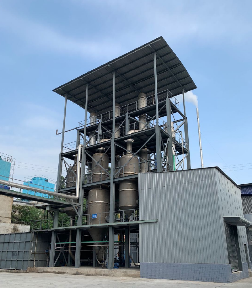 油氣開采行業(yè)高鹽、高COD廢水三效蒸發(fā)結晶系統(tǒng)